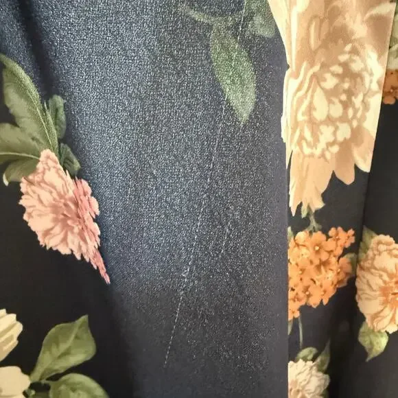 Anthropologie X Bhldn Ruby Twist Halter Satin Gown Navy Size 10 NWT - Picture 10 of 12